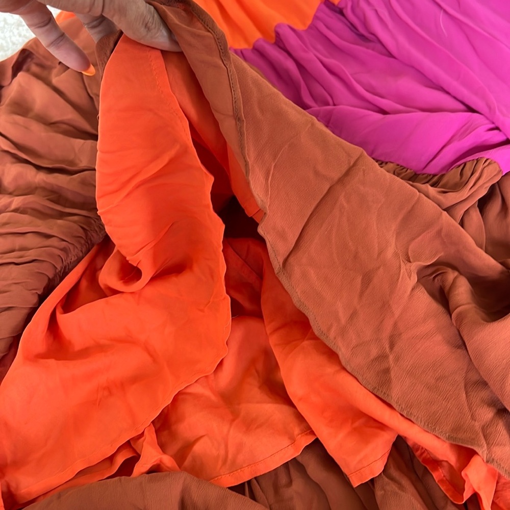 Farm Rio Color Blocking Maxi Dress - Picture 9 of 11